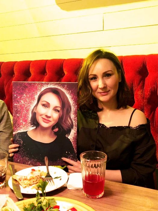 Арт портреты на холсте