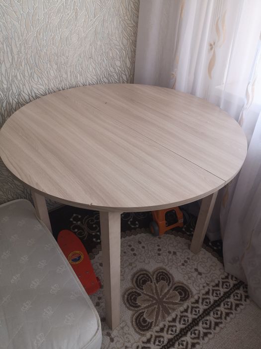 Стол круклый, раздвижной
