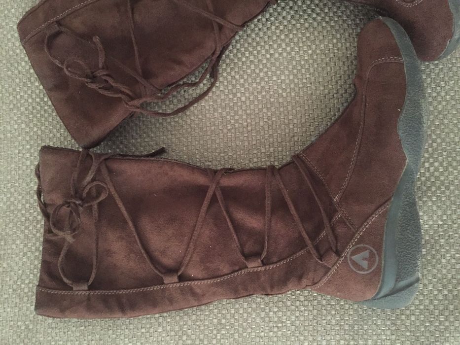 Ботуши Airwalk естествен велур кафяви