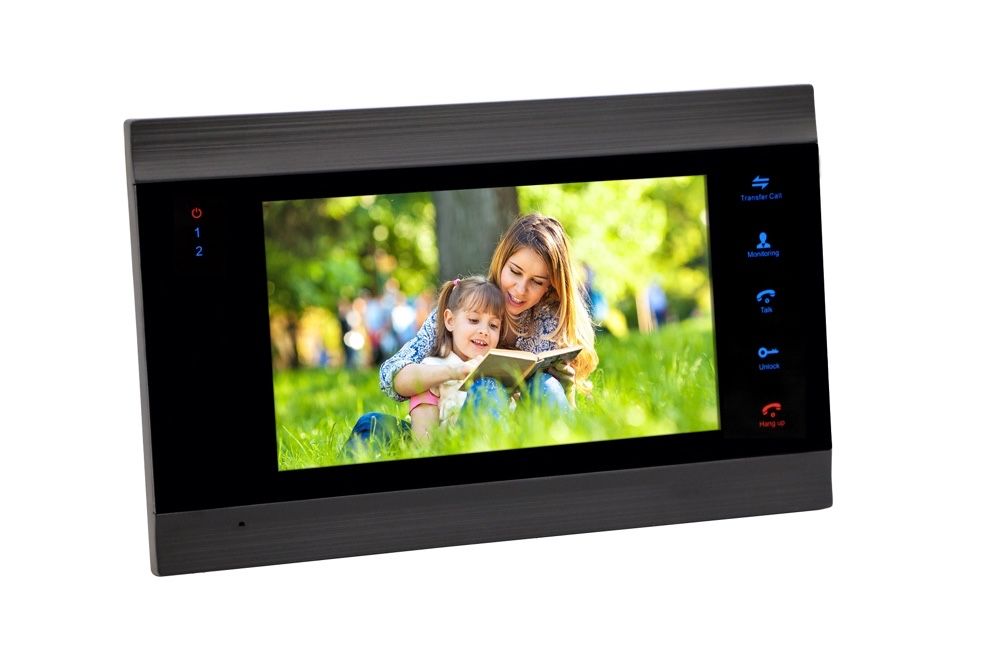 Видео ДОМОФОН  с антивандальной угловой панелью в комплек