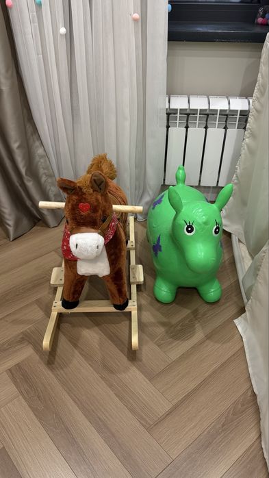лошадка качалка и осел