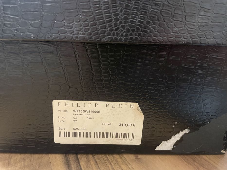 Philipp Plein Lady Heels Python snakeskin leather