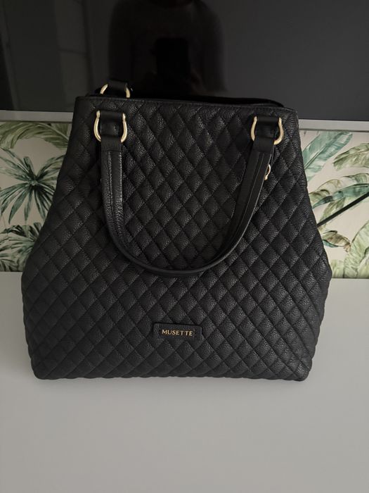 Geanta din piele naturala Musette model Arnela