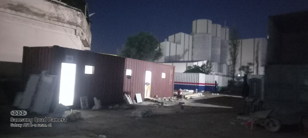 Дача из кантейнер офес душовой туалет