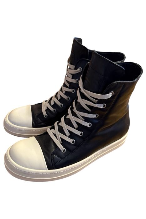 Rick Owens Ramones hi-top adidasi din piele - 42