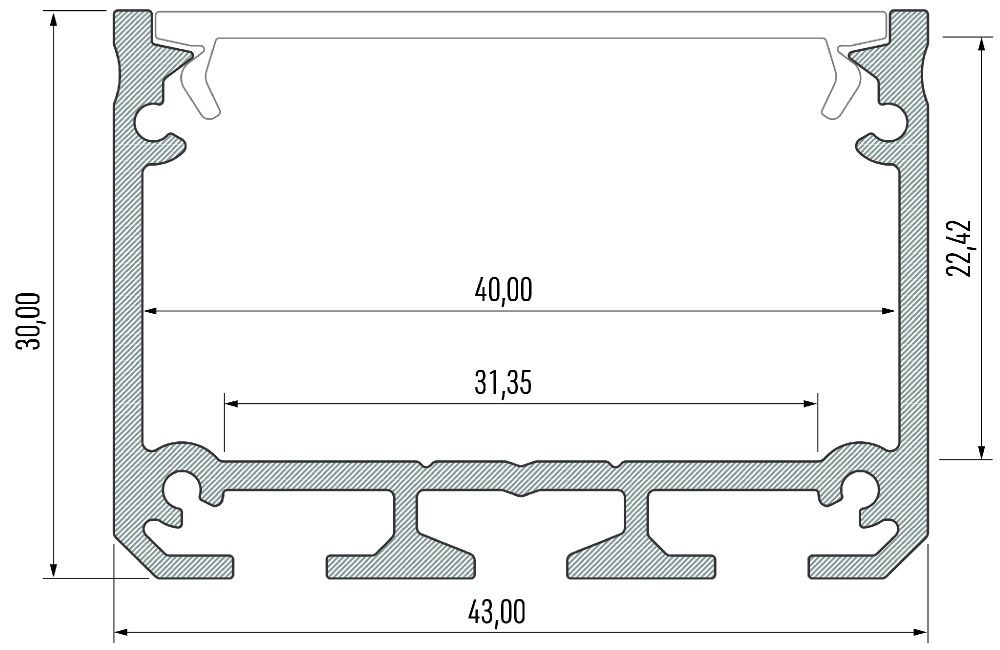 Алюминиевый профиль ILEDO LUMINES (Польша)