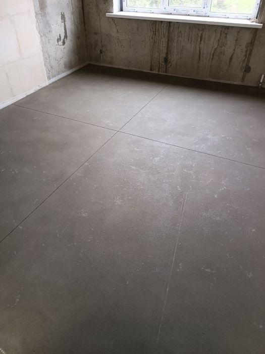 полу сухой стяжка