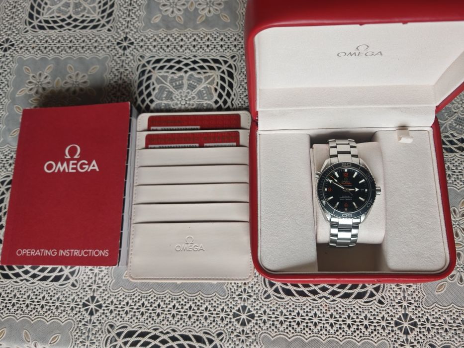 Продавам  Omega Seamaster Planet Ocean Co-Axial 42мм пълен комплект