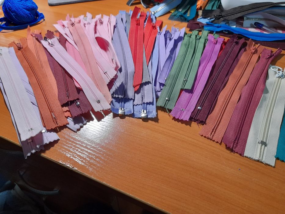 Молнии швейные разные