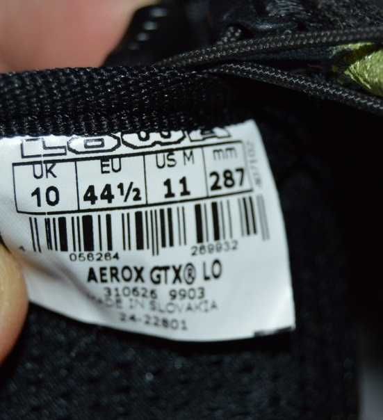 Lowa Aerox Gtx Lo 44.5 Gore-tex trail drumetie