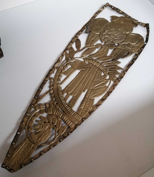 4 obiecte decorative alama tabla tabla aurii model cocos decoratiuni