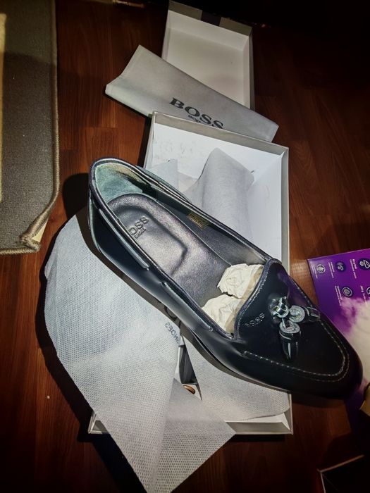 Pantofi ocazie Boss mărimea 43 negri