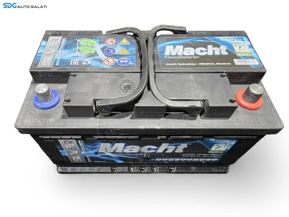 Baterie Acumulator Auto 85AH 800A Macht 585014080 Volkswagen Audi Seat Skoda Ford Opel Toyota BMW Mercedes Renault Peugeot Dacia [D1071]