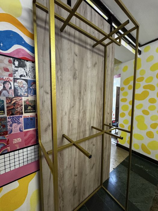 Рейл для одежды высота 215см