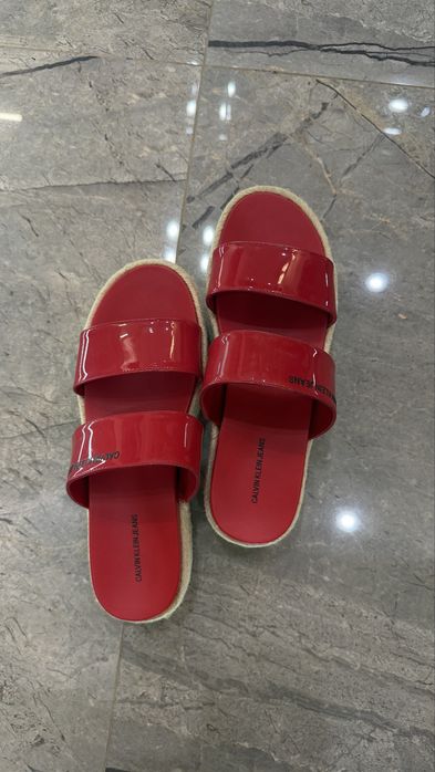 Сандалии Calvin Klein Jeans красный