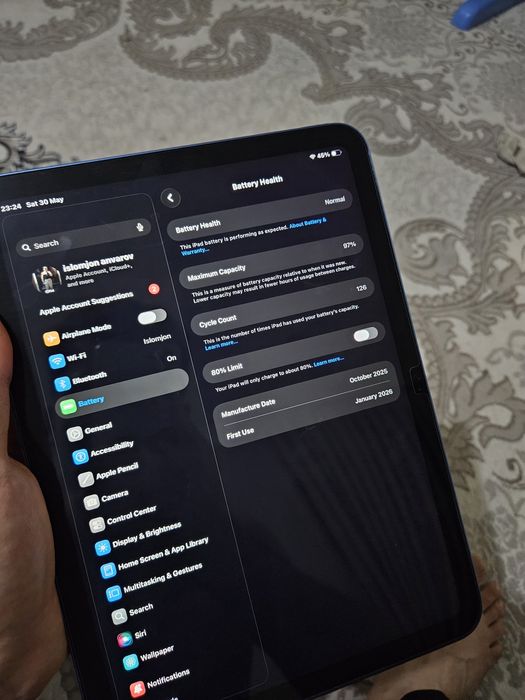 Ipad A16 128GB blue