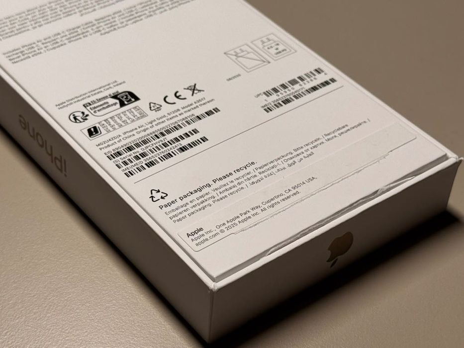 iPhone Air stare 10/10, cu cutie si garantie emag, 512gb, 17 air