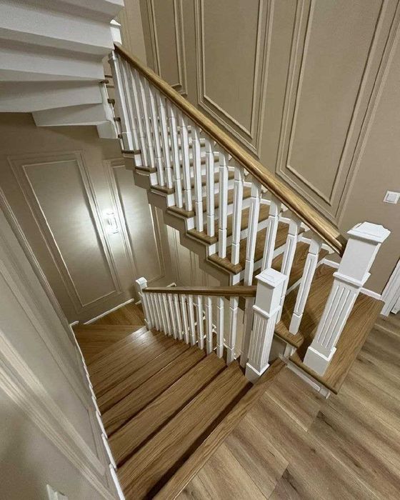Мдф шпон сосна ёғоч зина yogoch zina mdf shpon обшивка лестницы перила