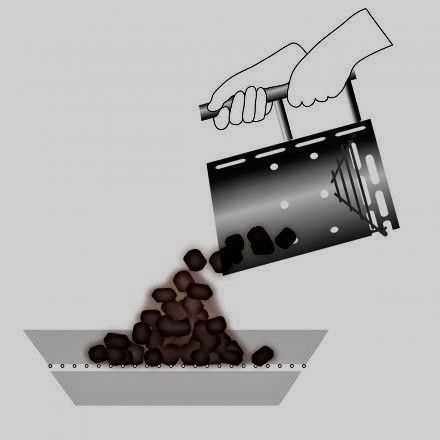 Кружка для розжига углей. Стартер. Чаша-стартер для розжига угля