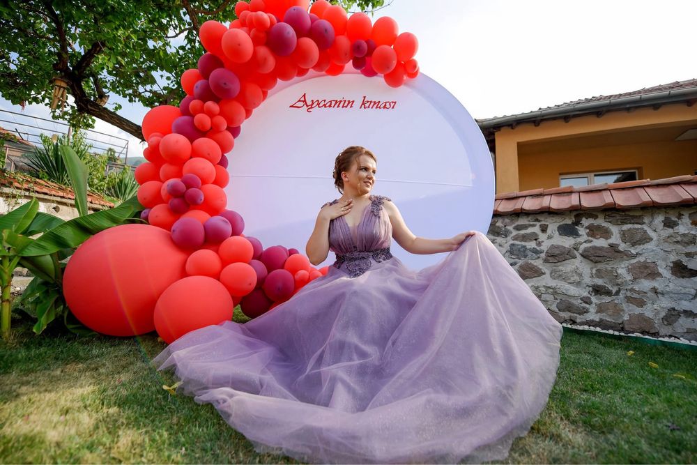 Официялна рокля в красиво лилаво