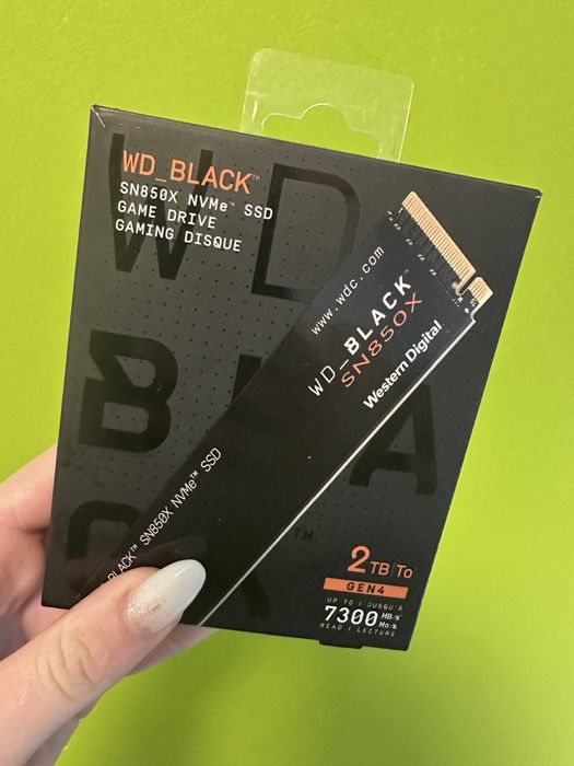 SSD Gaming WD Black SN850X 2TB – Ultra Rapid 7300 MB/s – PS5 / PC