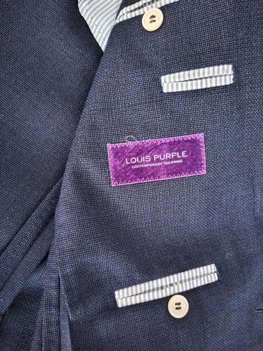 Sacou Bleumarin, 100% Lana Vitale Barberis Canonico