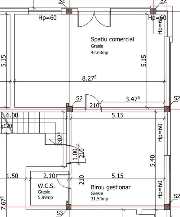 Spatiu comercial, imobil nou, zona Iulius