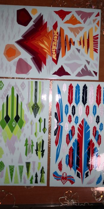 Set Stickere / abtibilduri deosebite ROCK SHOX ORIGINALE !