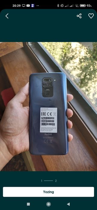 Redmi note 9 telfon