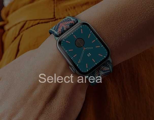 Curea Reglabila Nylon Apple Watch 41Mm 40Mm 38Mm Sport Loop Textila