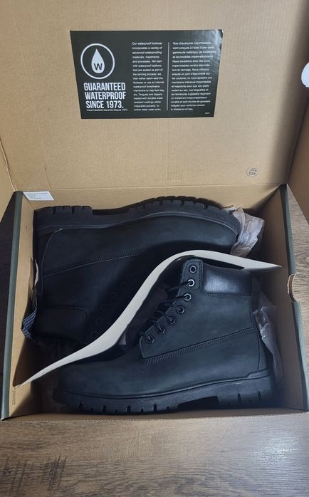 Timberlands 6in Black Boots
