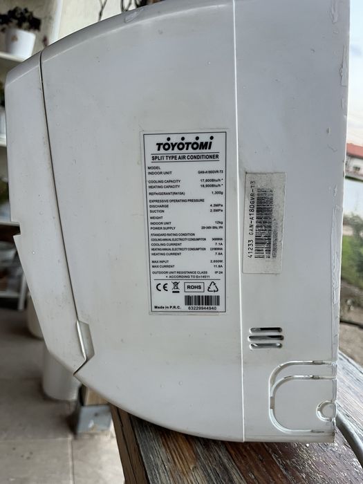 Климатик: Toyotomi 18000BTU