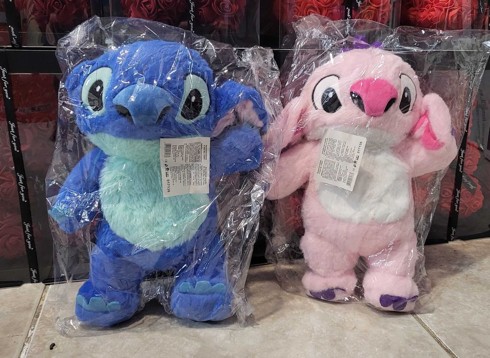 Плюшен Стич, с функция за дишане 30см, 2 цвята