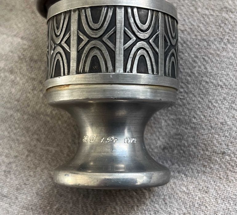 Set vintage Norvegian din cositor HOVIK – Norsk Tinn Pewter – 3 piese