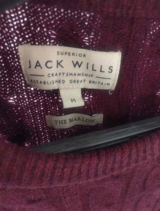 Свитер Jack Wills бордовый. Премиум.