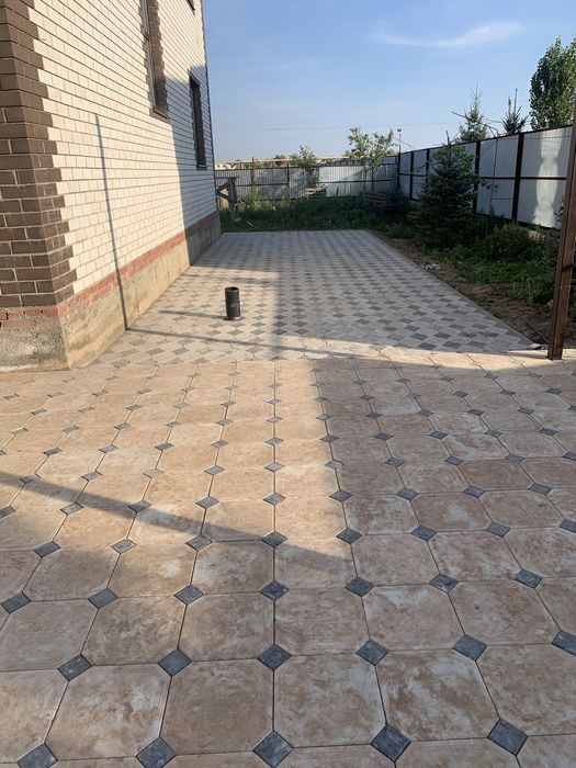 Укладка брусчатки