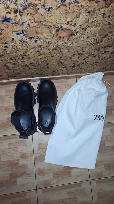 Cizme piele bărbați Zara mărimea 42