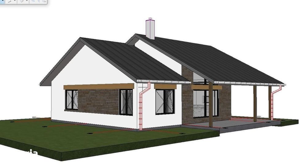 Teren 744 mp + Proiect cabana  Marisel