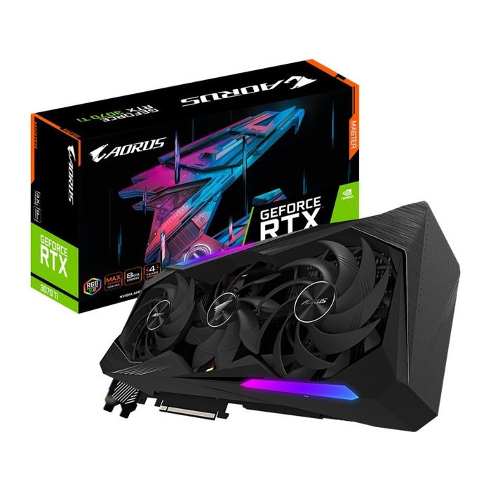 Placa video / Gigabyte RTX 3070 Ti Aorus Master / 8GB GDDR6X / 256-bit