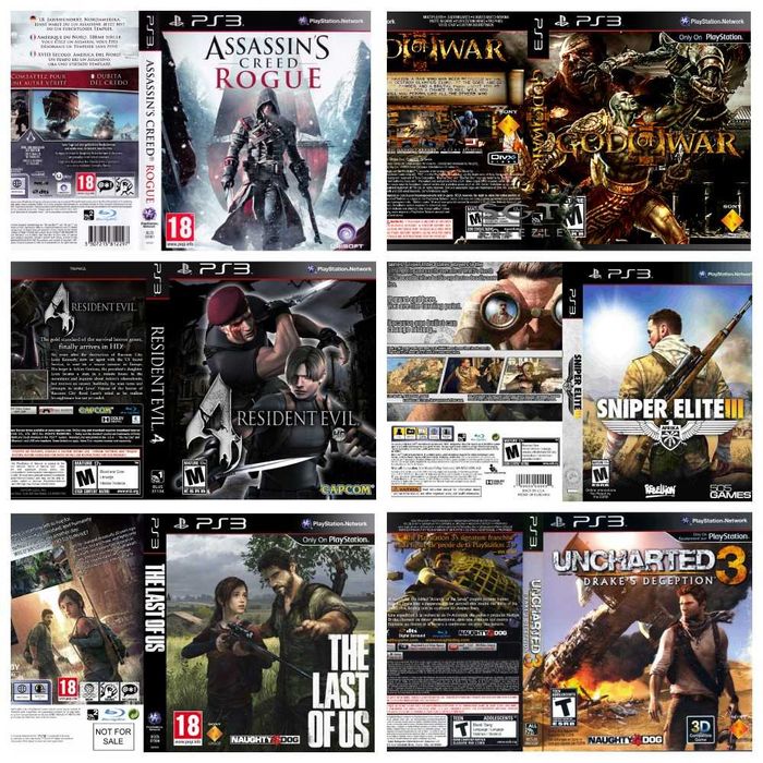 игры на SONY PS 3/PS 2/PSP