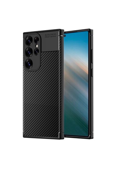 Samsung S21 S22 S23 S24 S25 S26 PLUS ULTRA Husa Silicon Carbon Neagra