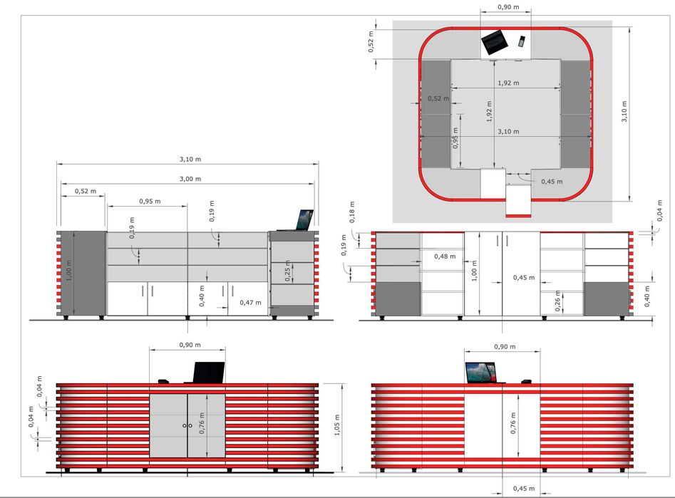Продавам търговско оборудване КИОСК