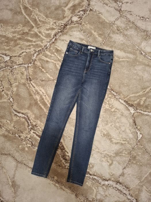 Blugi dama elastici, talie inalta