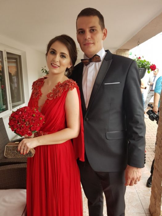 Rochie lunga matase cu pliseuri