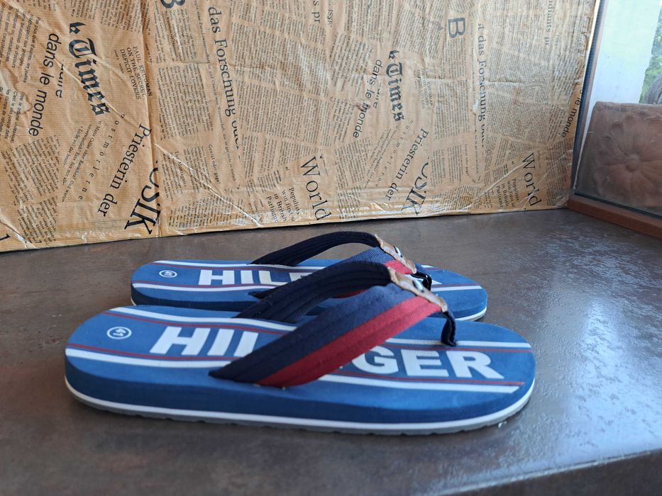 мъжки чехли,Tommy Hilfiger,летни отворени обувки,джапанки,ном.42