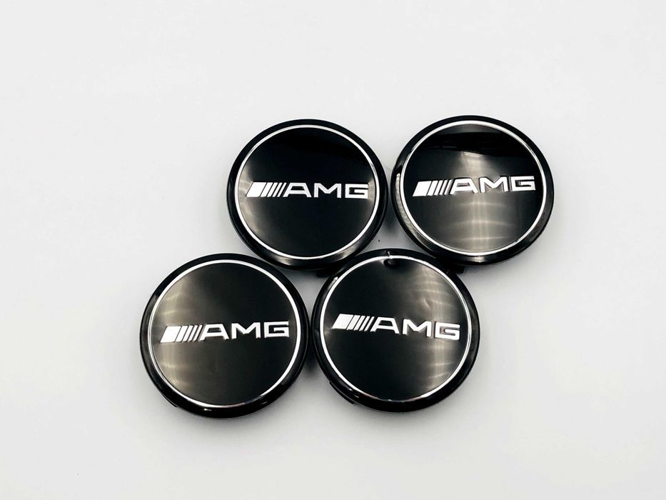 Capace Janta Compatibile Mercedes AMG 72 mm negru