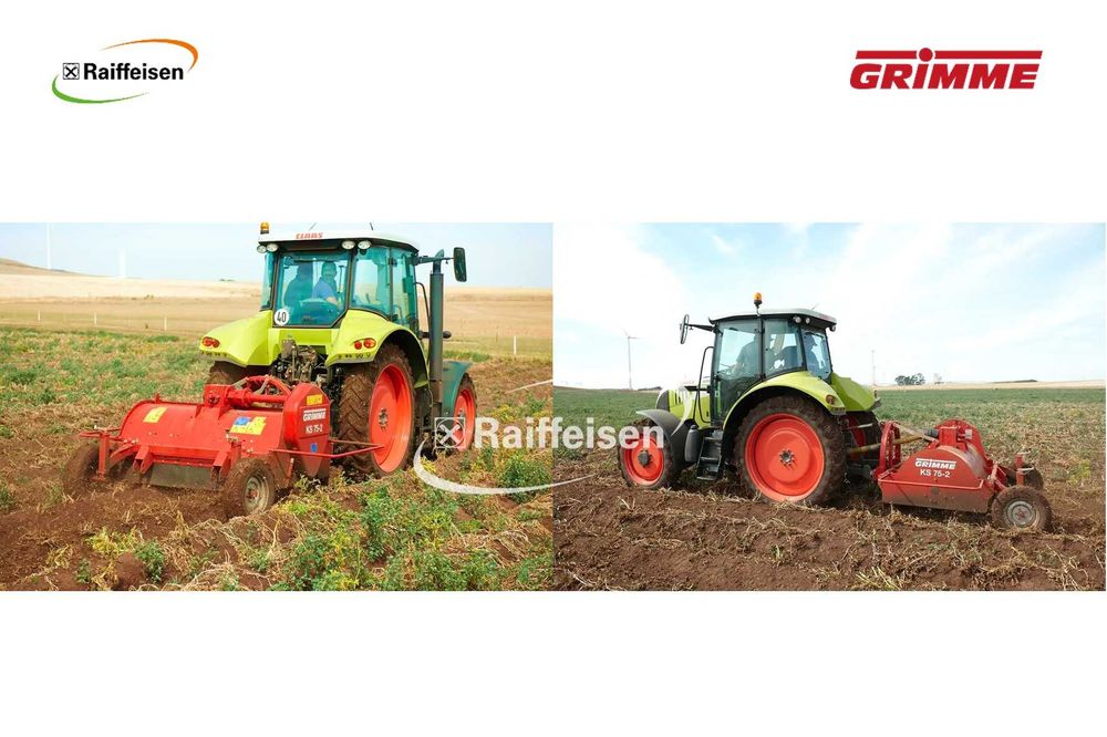 Немецкий ботвоудалитель "GRIMME" для картофеля / ПОЯ ЎРУВЧИ, ЙИҒУВЧИ