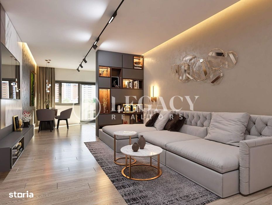 Apartament 2 camere, tip 1A, 1B, 8A, 8B - Copou Garden Residence