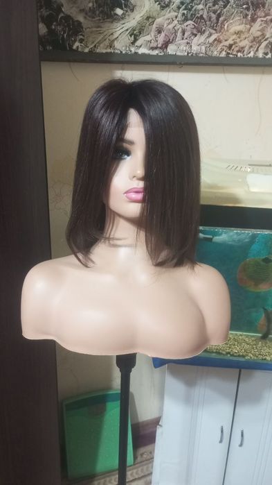 Натуральных парик имитация кожи головы