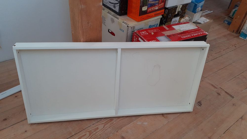 Pătuț lemn bebe tip Ikea - alb